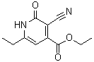CAS 登录号：31718-05-5, 3-氰基-6-乙基-1,2-二氢-2-氧代-4-吡啶羧酸乙酯