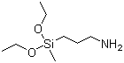 structure of CAS# 3179-76-8, 氨丙基甲基二乙氧基硅烷
