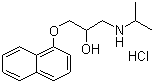 structure of CAS# 318-98-9, Propranolol hydrochloride