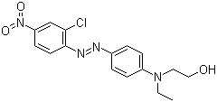 structure of CAS# 3180-81-2, Disperse Red 13