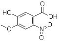 structure of CAS# 31839-20-0, 5-羟基-4-甲氧基-2-硝基苯甲酸