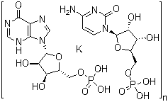 structure of CAS# 31852-29-6, 5'-Inosinic acid homopolymer complex with 5'-cytidylic acid homopolymer potassium salt
