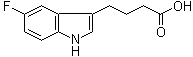 5-Fluoroindole-3-butyric acid molecular structure (CAS 319-72-2)