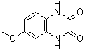 structure of CAS# 31910-18-6, 1,4-Dihydro-6-methoxy-2,3-quinoxalinedione