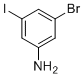 structure of CAS# 31948-87-5, 3-溴-5-碘苯胺
