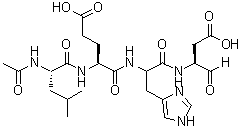 CAS 登录号：319494-38-7, N-乙酰基-L-亮氨酰-L-alpha-谷氨酰-N-[(1S)-2-羧基-1-甲酰基乙基]-L-组胺酰胺