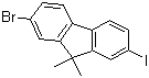 CAS # 319906-45-1, 2-Bromo-7-iodo-9,9-dimethylfluorene, 2-Bromo-7-iodo-9,9-dimethyl-9H-fluorene, 7-Bromo-2-iodo-9,9-dimethyl-9H-fluorene