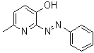 structure of CAS# 31993-01-8, 6-Methyl-2-(2-phenyldiazenyl)-3-pyridinol