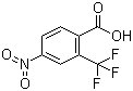 structure of CAS# 320-37-6, 4-Nitro-2-(trifluoromethyl)benzoic acid
