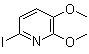 structure of CAS# 321535-23-3, 6-碘-2,3-二甲氧基吡啶