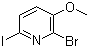 structure of CAS# 321535-37-9, 2-Bromo-6-iodo-3-methoxypyridine