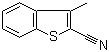 structure of CAS# 3216-49-7, 2-氰基-3-甲基苯并噻吩