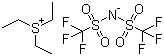 structure of CAS# 321746-49-0, 三乙基硫双(三氟甲基磺酰)亚胺