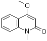 structure of CAS# 32262-18-3, 4-Methoxy-N-methyl-2-quinolone