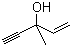 structure of CAS# 3230-69-1, 3-甲基-1-戊烯-4-炔-3-醇