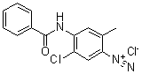structure of CAS# 32348-81-5, 耐晒红紫 LB 盐