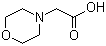 CAS # 3235-69-6, Morpholin-4-ylacetic acid, 2-(4-Morpholinyl)acetic acid, 2-(Morpholino)acetic acid, 4-Morpholineacetic acid, Morpholinoacetic acid, N-(Carboxymethyl)morpholine