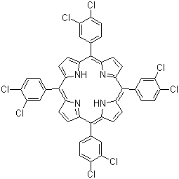 CAS # 32350-86-0, Tetra(3,4-dichlorophenyl)porphine, 5,10,15,20-Tetrakis(3,4-dichlorophenyl)porphine