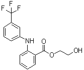 structure of CAS# 32508-98-8, beta-Hydroxyethyl flufenamate