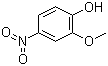 structure of CAS# 3251-56-7, 4-硝基愈创木酚