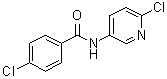 structure of CAS# 325457-99-6, 4-氯-N-(6-氯-3-吡啶基)苯甲酰胺
