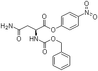 structure of CAS# 3256-57-3, N-(Benzyloxycarbonyl)-L-asparagine 4-nitrophenyl ester