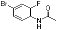 structure of CAS# 326-66-9, 4'-Bromo-2'-fluoroacetanilide