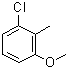 structure of CAS# 3260-88-6, 3-Chloro-2-methylanisole