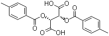 structure of CAS# 32634-68-7, (+)-Di-1,4-toluoyl-D-tartaric acid