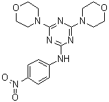 structure of CAS# 326914-06-1, 4,6-二-4-吗啉基-N-(4-硝基苯基)-1,3,5-三嗪-2-胺