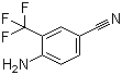 structure of CAS# 327-74-2, 2-氨基-5-氰基三氟甲苯