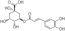 structure of CAS# 327-97-9, Chlorogenic acid