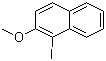 structure of CAS# 32721-21-4, 1-Iodo-2-methoxynaphthalene