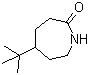 structure of CAS# 32741-89-2, 4-tert-Butylcaprolactam