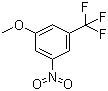 3-甲氧基-5-硝基三氟甲苯分子结构 (CAS 328-79-0)