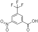 structure of CAS# 328-80-3, 3-硝基-5-(三氟甲基)苯甲酸