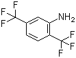 structure of CAS# 328-93-8, 2,5-二三氟甲基苯胺
