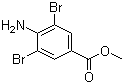structure of CAS# 3282-10-8, 3,5-二溴-4-氨基苯甲酸甲酯