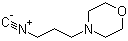 CAS # 32835-58-8, 4-(3-Isocyanopropyl)morpholine, 3-Isocyano-1-(morpholino)propane, 3-Morpholinopropyl isocyanide, 3-Morpholinopropyl isonitrile