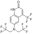 structure of CAS# 328947-93-9, 6-(双-(2,2,2-三氟乙基)氨基)-4-三氟甲基-1H-喹啉-2-酮