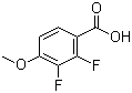 structure of CAS# 329014-60-0, 2,3-二氟-4-甲氧基苯甲酸