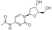 structure of CAS# 32909-05-0, N4-乙酰基-2'-脱氧胞苷
