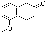 structure of CAS# 32940-15-1, 5-甲氧基-2-萘满酮