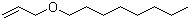 Allyl octyl ether molecular structure (CAS 3295-97-4)