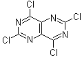 structure of CAS# 32980-71-5, 2,4,6,8-Tetrachloropyrimido[5,4-d]pyrimidine