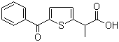 structure of CAS# 33005-95-7, 噻洛芬酸