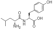 structure of CAS# 3303-29-5, D-Leucyl-L-tyrosine