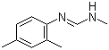 structure of CAS# 33089-74-6, N'-(2,4-二甲基苯基)-N-甲基亚胺甲酰胺