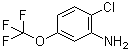 structure of CAS# 331-26-0, 2-Chloro-5-(trifluoromethoxy)benzenamine