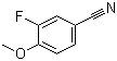 CAS 登录号：331-62-4, 3-氟-4-甲氧基苯腈, 3-氟-4-甲氧基苯甲腈